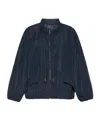 Max Mara Zip-up Jacket In Blue