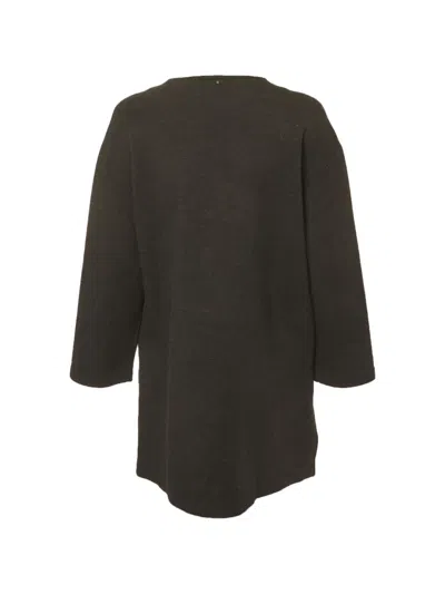 Pre-owned Max Mara Zip-up Short Coat In Grey