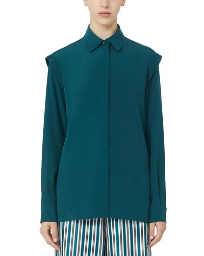 MAX MARA ZIRLO SILK SHIRT
