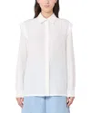 Max Mara Long Sleeve Shirt In White