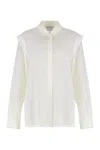 Max Mara Long Sleeve Shirt In White
