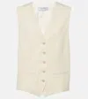 Max Mara Zuai Wool Vest In White
