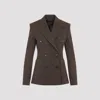 Max Mara Zulma Principe Di Galles Jacket In Brown