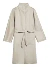 Max Mara Beige Lilia Cashmere Zibellinato Coat In Neutral