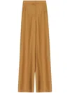 Max Mara Senna High-waisted Trousers In White