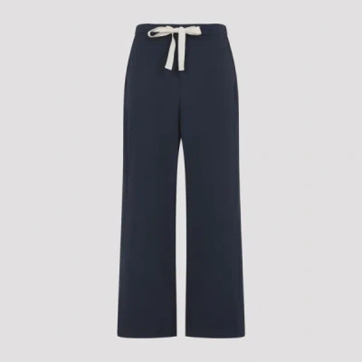 Max Mara `s Argento Pants 44 In Blue