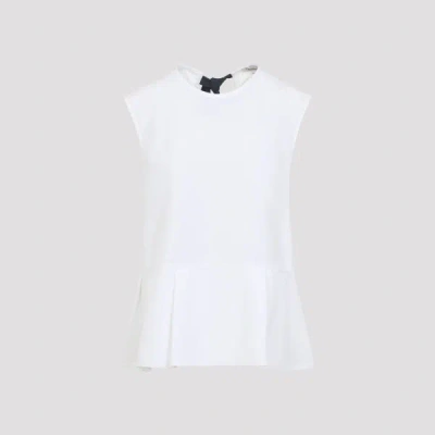 Max Mara `s Brava Top 42 In White