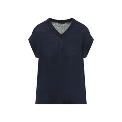 Max Mara's Gilet Blue