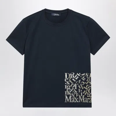 Max Mara's Max Mara`s Logo-print Cotton T-shirt For Women In Multi
