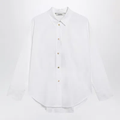 Max Mara's Max Mara`s Relaxed Fit Button-up Shirt In White