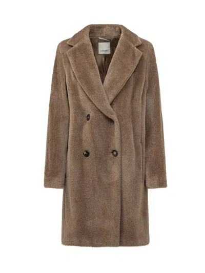 Max Mara's Max Mara`s Smmroseto Alpaca & Virgin Wool Overcoat In Brown