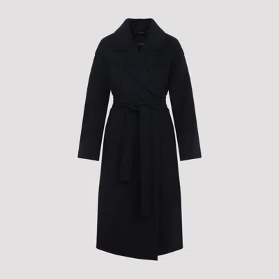 Max Mara's Max Mara`s Wool Peacoat For Women - Ss26 Collection In Blue