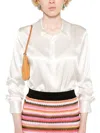 Max & Moi Levy Shirt In White In White