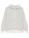Max & Moi Pano Hoodie In Grey