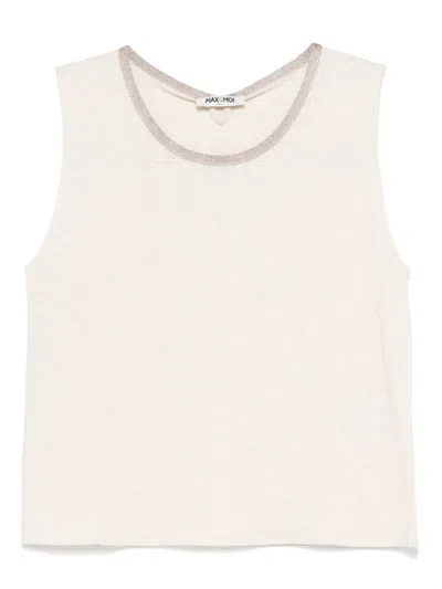 Max & Moi Tanaelle Tank Top In Neutrals