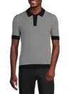 MAX 'N CHESTER MEN'S PATTERN SHORT SLEEVE POLO