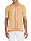 MAX 'N CHESTER MEN'S RACING STRIPED POLO