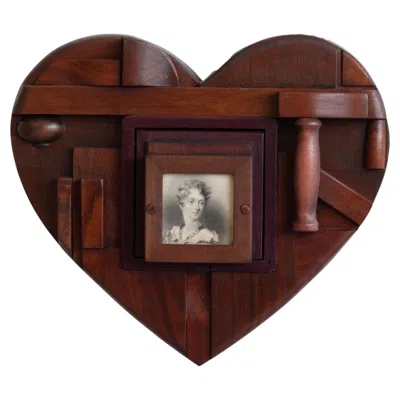 Pre-owned Max Neufeldt Heart College 1990c In Brown