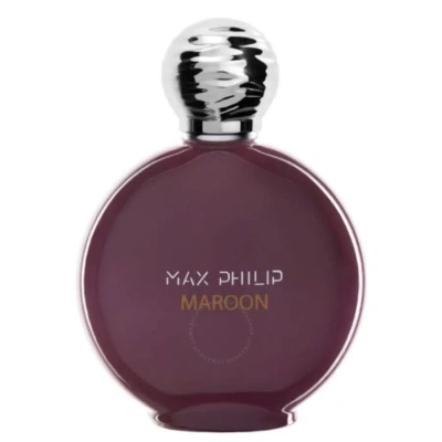 Max Philip Unisex Maroon Edp 3.4 oz Fragrances 761736166476 In Black / Maroon / White