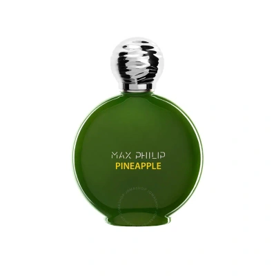 Max Philip Unisex Pineapple Edp 3.4 oz + Leather Box Fragrances 795847835457 In Apple / Orange / Pineapple