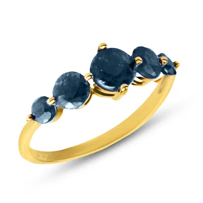 Max + Stone 10k Yellow Gold Journey Gemstone Dainty Statement Birthstone Ring In Multi