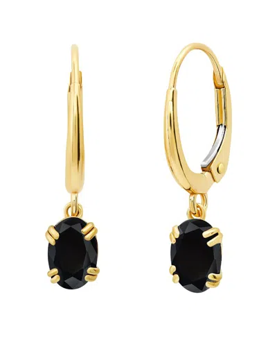 Max + Stone 14k 0.73 Ct. Tw. Onyx Dangle Earrings In Gold