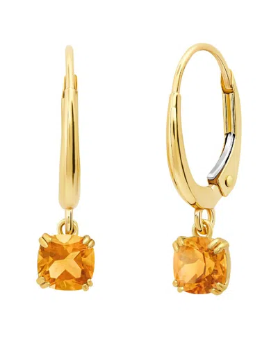 Max + Stone 14k 0.86 Ct. Tw. Citrine Dangle Earrings In Gold