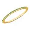 Max + Stone 14k Gold Vermeil Birthstone 1mm Cubic Zirconia Ring In Multi