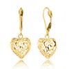Max + Stone 14k Yellow Gold Filigree Heart Shape Dangle Earrings In Gold
