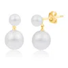 Max + Stone 14k Yellow Gold Fresh Water Pearl Drop Earrings In Yellow