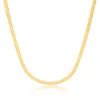Max + Stone 14k Yellow Gold Herringbone Chain Necklace In Yellow