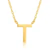 Max + Stone 14k Yellow Gold Initial Pendant In Gold