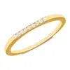 Max + Stone 14k Yellow Gold Lab Grown Diamond Bar Ring In Yellow