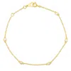 Max + Stone 14k Yellow Gold Station Diamond Bracelet In Gold