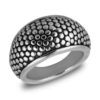 Max + Stone 925 Sterling Silver Beaded Boho Cocktail Ring