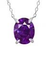 MAX + STONE MAX + STONE SILVER 2.10 CT. TW. AMETHYST NECKLACE