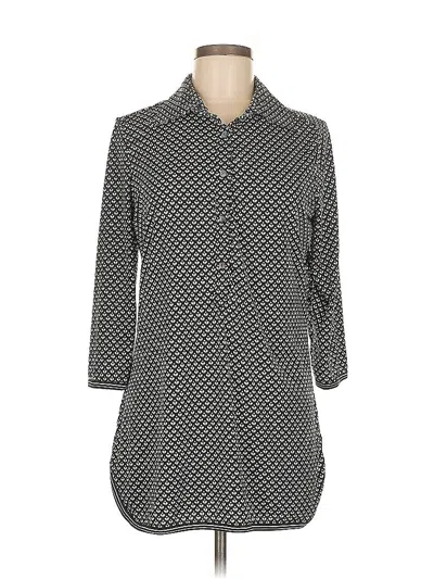Pre-owned Max Studio 3/4 Sleeve Blouse In Black
