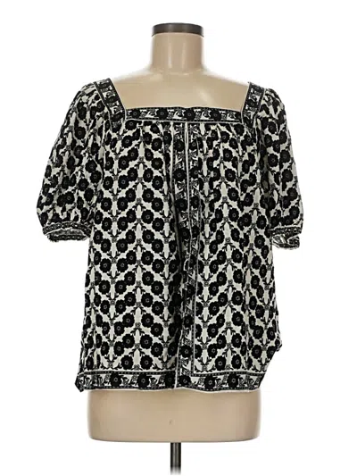 Pre-owned Max Studio 3/4 Sleeve Blouse In Black