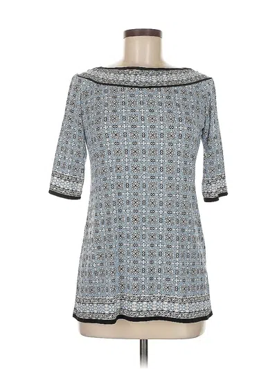 Pre-owned Max Studio 3/4 Sleeve Blouse In Blue