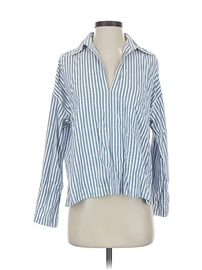 Pre-owned Max Studio 3/4 Sleeve Blouse In Blue