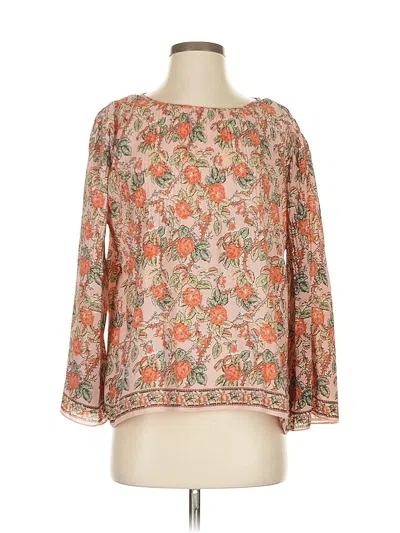 Pre-owned Max Studio 3/4 Sleeve Blouse In Orange