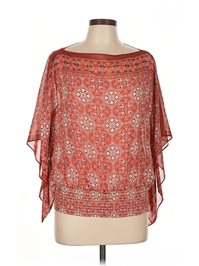 Pre-owned Max Studio 3/4 Sleeve Blouse In Orange