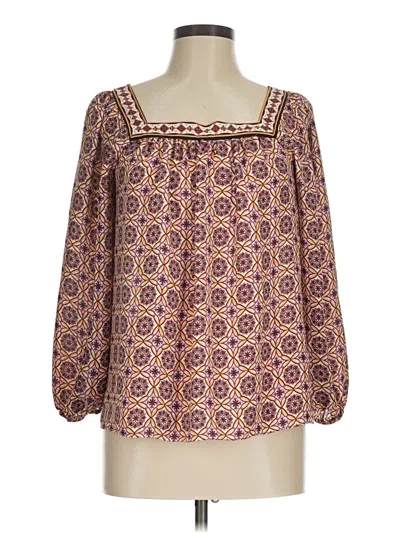 Pre-owned Max Studio 3/4 Sleeve Blouse In Pink