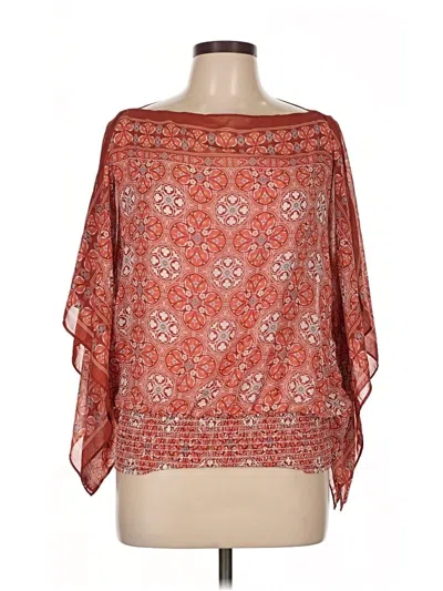 Pre-owned Max Studio 3/4 Sleeve Blouse In Red