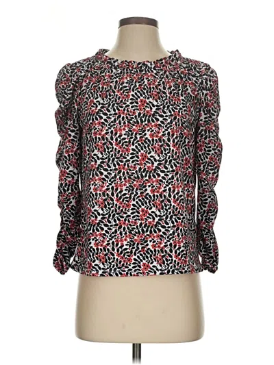 Pre-owned Max Studio 3/4 Sleeve Blouse In Red