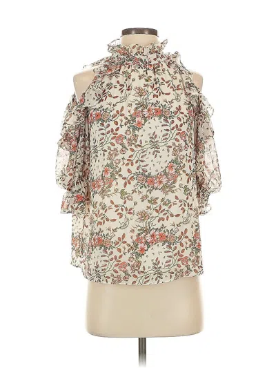 Pre-owned Max Studio 3/4 Sleeve Blouse In White