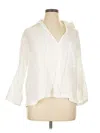 Max Studio 3/4 Sleeve Blouse In White