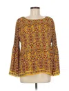 Max Studio 3/4 Sleeve Blouse In Yellow