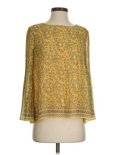 Max Studio 3/4 Sleeve Blouse In Yellow