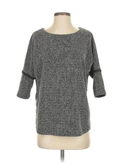 Pre-owned Max Studio 3/4 Sleeve Top Black Boatneck Tops